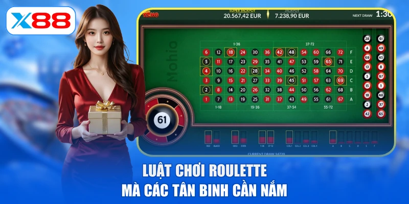 Luật chơi Roulette mà các tân binh cần nắm
