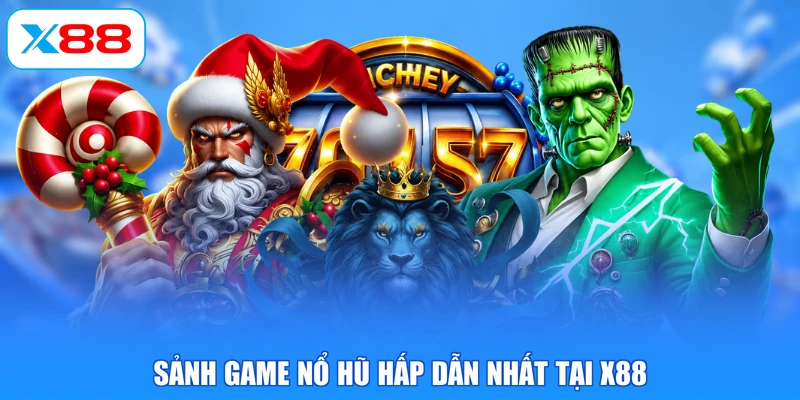 Sảnh game nổ hũ hấp dẫn nhất tại X88